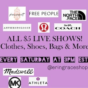 $5 STARTS ON EVERYTHING!!!!!